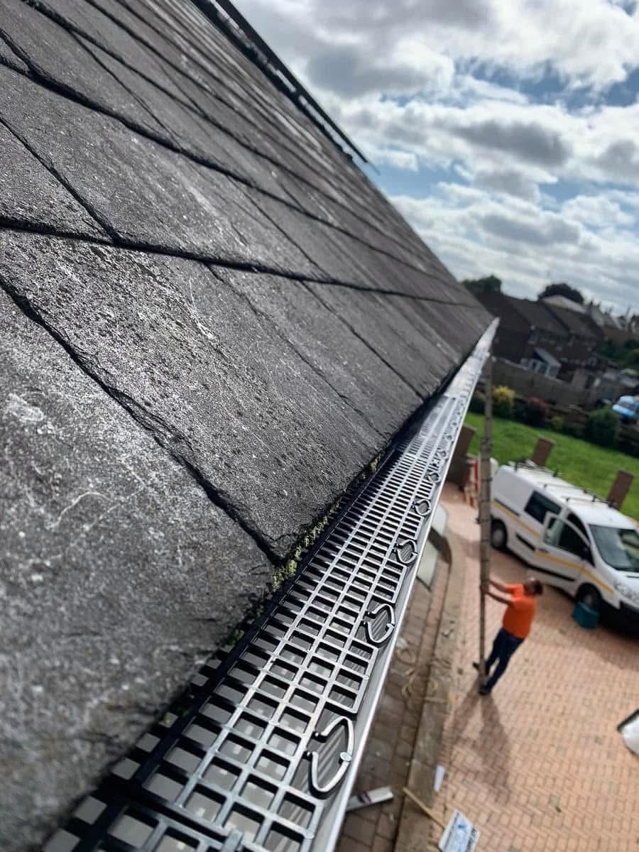 Gutter installation project in St Agnes