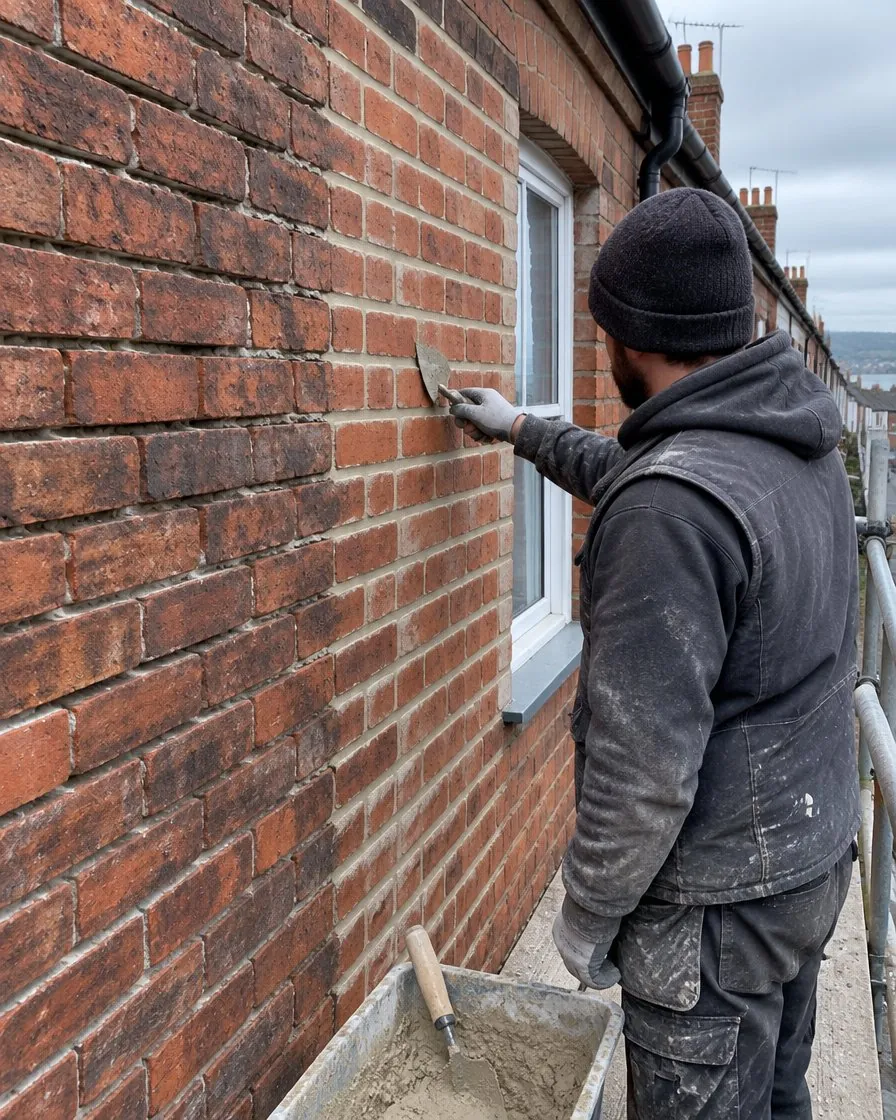 Brickwork and repointing in St Agnes