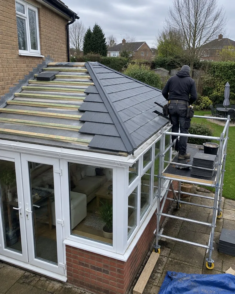 Conservatory roof replacement in St Agnes
