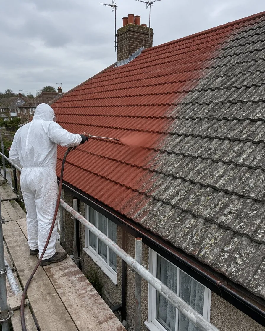 Roof painting and coating in St Agnes