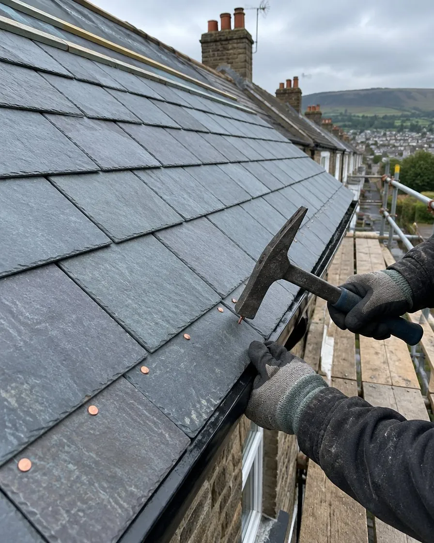 Slate roofing in St Agnes